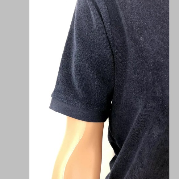 American Apparel T-Shirt French Terry XS Navy Blue - Picture 3 of 8